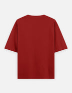 Red t-shirt on a white background