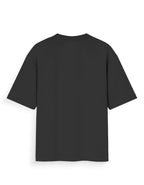 Black t-shirt on a white background