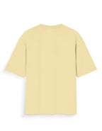 Light yellow t-shirt on a white background