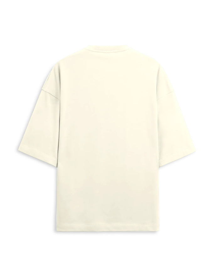 Beige t-shirt on a white background