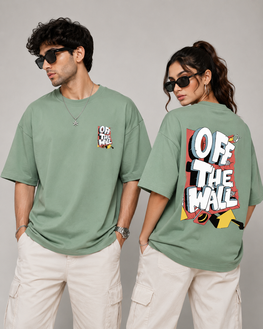 VibeVastr - Off The Wall Terry Oversized Tee