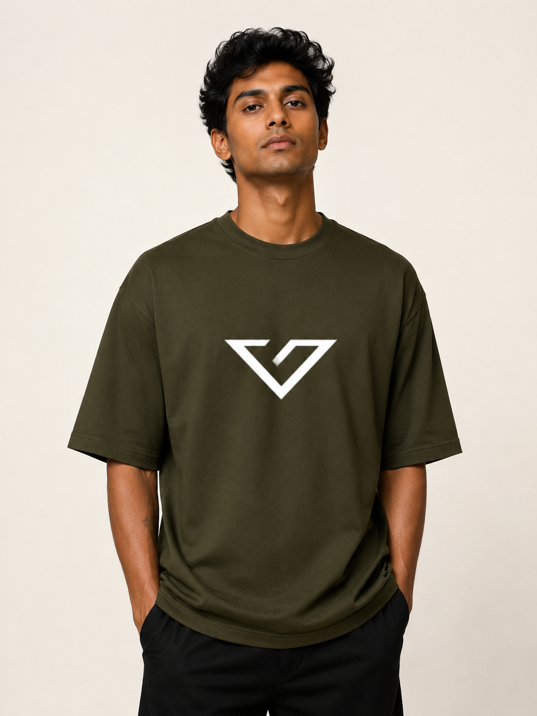 Vibevastr Premium Oversized T-Shirt for Men & Women | 240 GSM Heavyweight Cotton | Relaxed Streetwear Fit | Trendy Graphic Tee