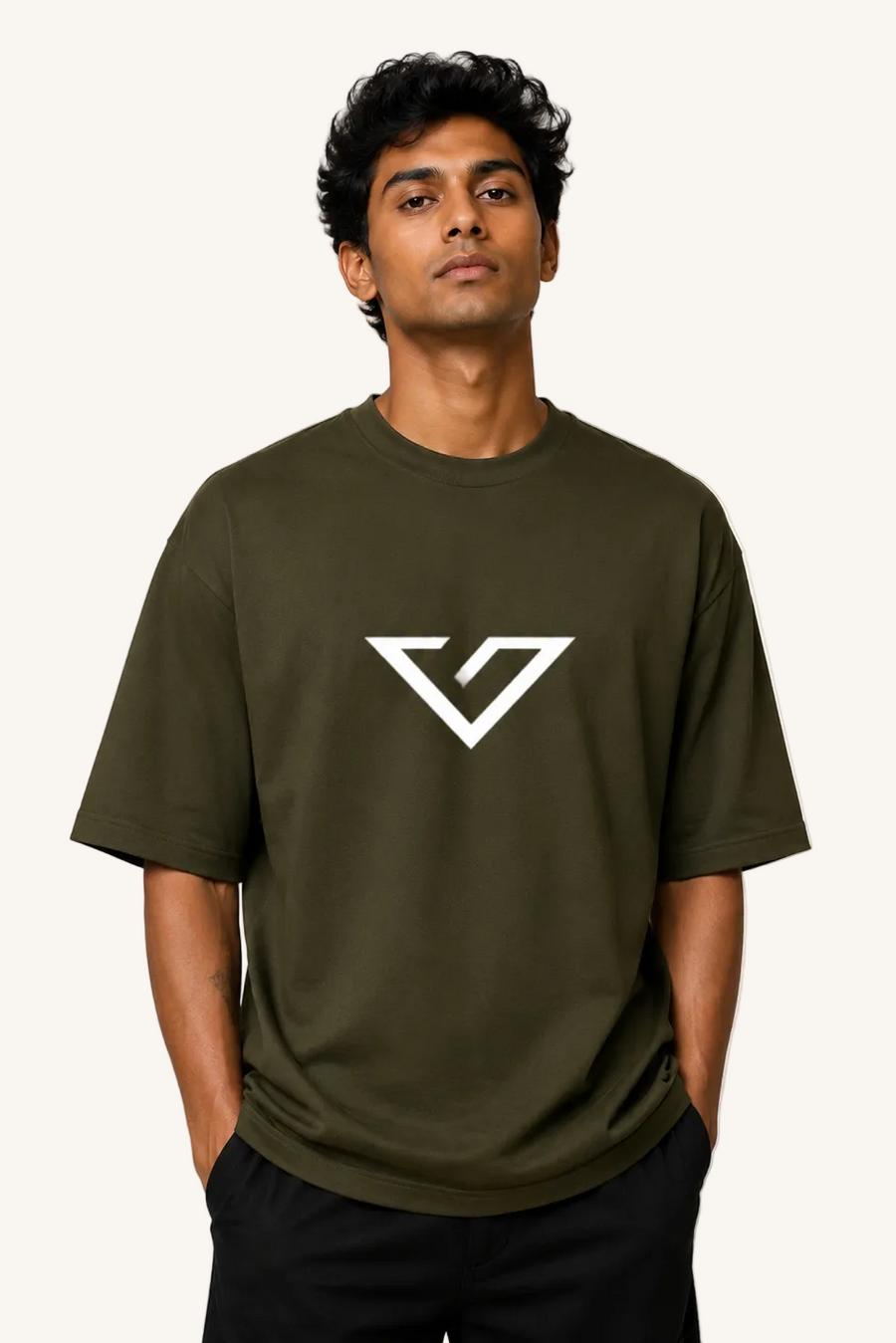 Vibevastr Premium Oversized T-Shirt for Men & Women | 240 GSM Heavyweight Cotton | Relaxed Streetwear Fit | Trendy Graphic Tee