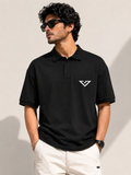 Vibevastr Premium Polo T-Shirt for Men | Cotton Blend Polo Tee | Smart Casual Regular Fit | Everyday Comfort Polo Shirt