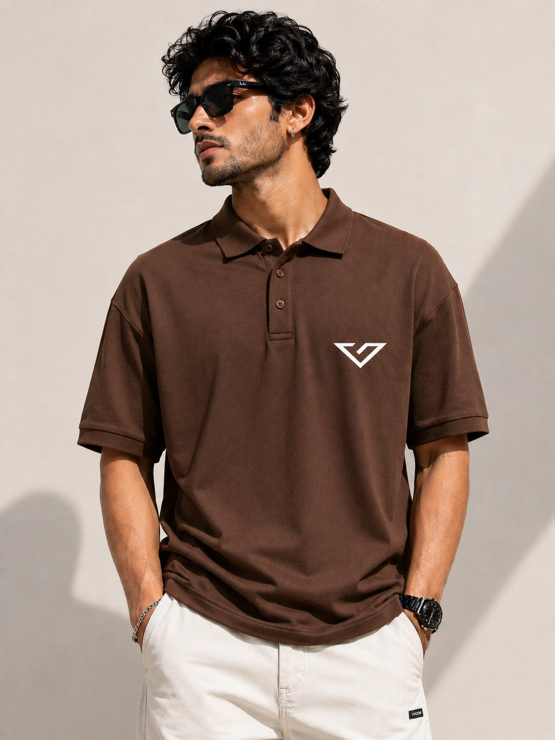 Vibevastr Premium Polo T-Shirt for Men | Cotton Blend Polo Tee | Smart Casual Regular Fit | Everyday Comfort Polo Shirt