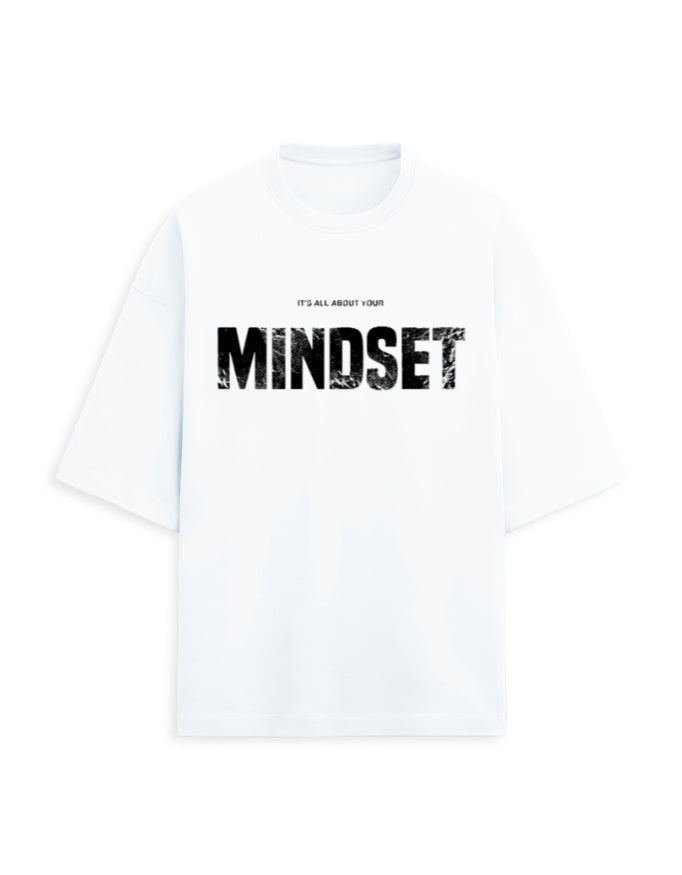 Mindset Oversized T-Shirt for Men | Premium Terry Cotton Oversized Tee | VibeVastr