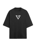 Black t-shirt with 'NO EXCUSES' text on a white background