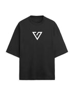 Black t-shirt with 'NO EXCUSES' text on a white background