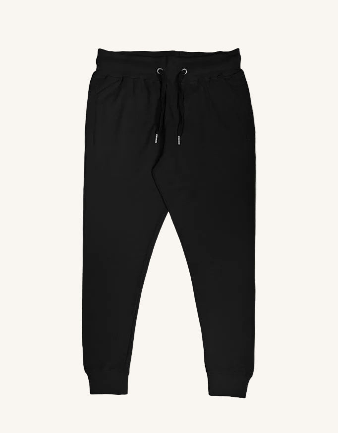 VibeVastr Heavyweight Tapered Joggers | 100% Cotton 260 GSM Sweatpants